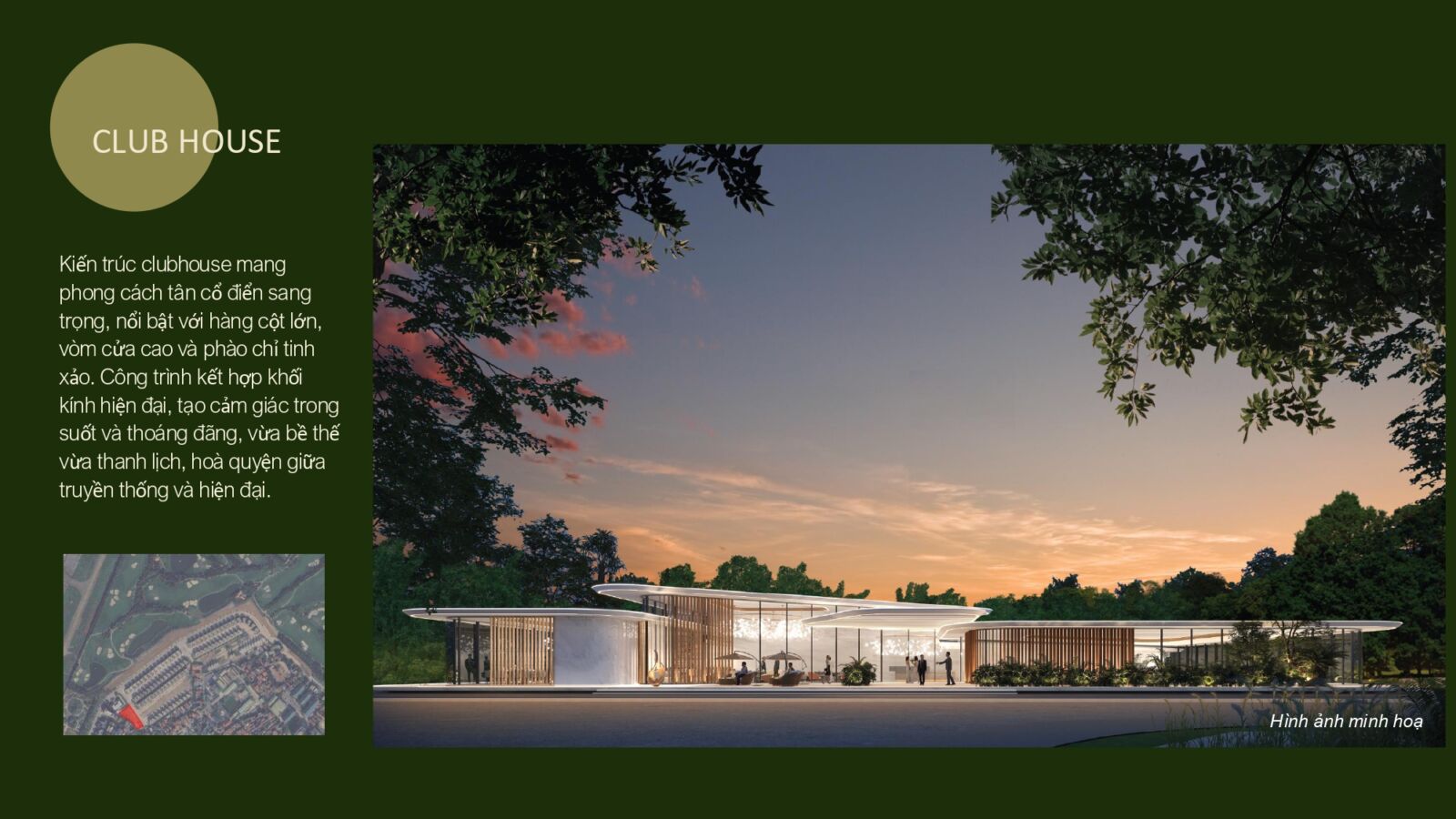 tiện ích dự án long biên golf villas