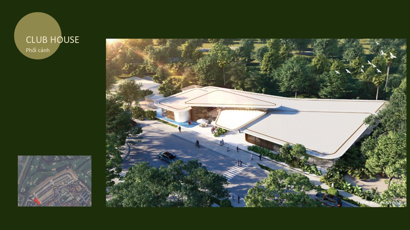 tiện ích dự án long biên golf villas