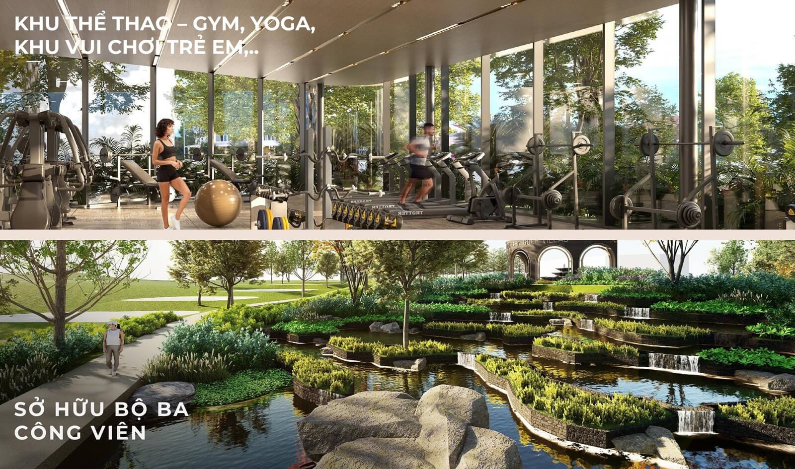 tiện ích dự án long biên golf villas